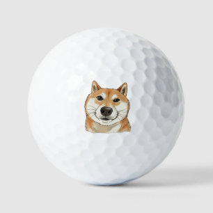 Grappige "Such Silly Very Wow" Shiba Inu Doge Meme Golfballen