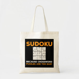 Grappige Sudoku Puzzel Lover Quote Games Tote Bag