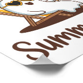 Grappige Summerween Schattigee Spooky Summer Ghost Poster (Hoek)
