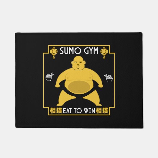 Grappige Sumo Wrestler Deurmat (Voorkant)