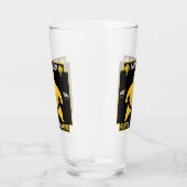 Grappige Sumo Wrestler Glas (Rechts)