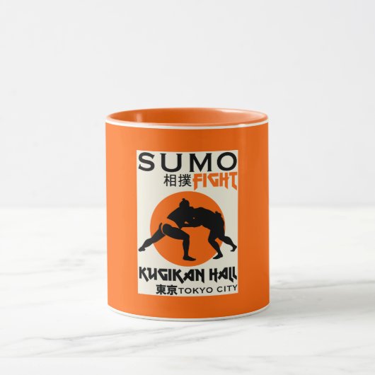 Grappige Sumo Wrestler Mok (Midden)