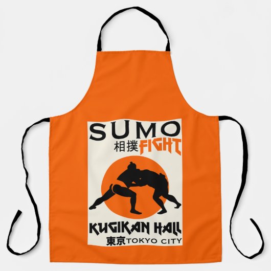 Grappige Sumo Wrestler Schort (Voorkant)