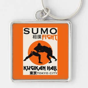 Grappige Sumo Wrestler Sleutelhanger