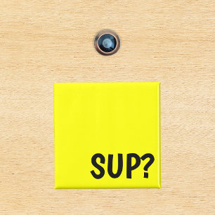 Grappige Sup Welkom Cruise Deur Marker Fluorescent Magneet