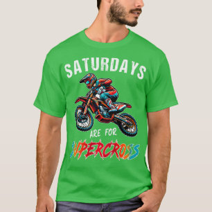 Grappige Supercross Lover Motorcross Rider SX Raci T-shirt