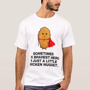 Grappige Superheld Kipnugget Kipnuggets Shirt