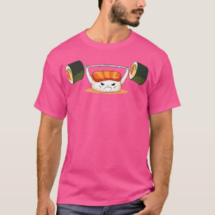 Grappige Sushi Gewichtheffen Ik Hou Van Sushi Roll T-shirt