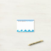 Grappige SWIM COACH Gepersonaliseerde Post-it Note (Op bureau)