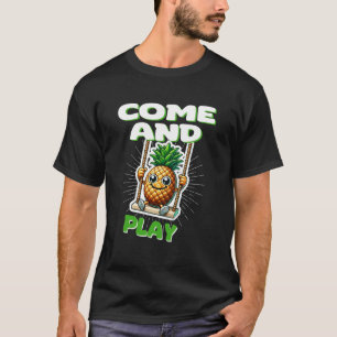 Grappige Swinger-shirts - Ananas Komt Spelen T-shirt