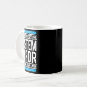 Grappige systeemfout oren momenteel offline koffiemok (Voorkant links)