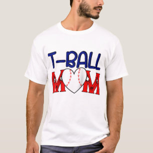 Grappige T-bal Moeder Dayball Moeder Mam Spel fan T-shirt