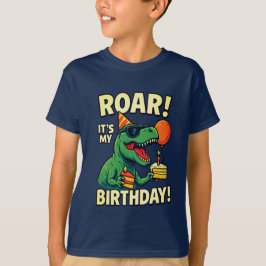 Grappige T-Rex Dino verjaardag T-shirt