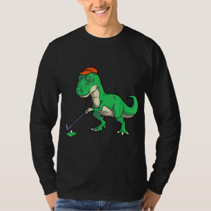 Grappige T Rex Dinosaur Golf Gifts voor Heren Golf T-shirt