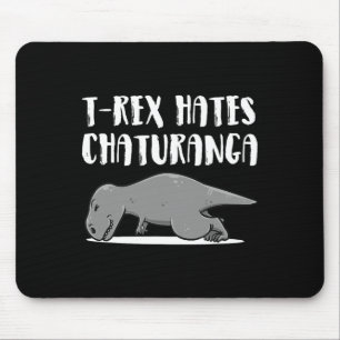 Grappige T-rex Dinosaur Yoga Kleding Perfecte Cade Muismat