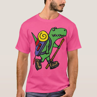 Grappige T-Rex dinosaurus wandelen T-shirt