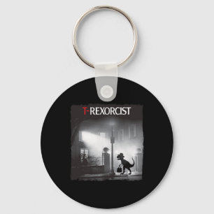 Grappige T-rex Horror Parodie Dinosaur Halloween R Sleutelhanger