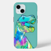 Grappige T-Rex kleurrijke dinosaurus Case-Mate iPhone Case (Achterkant)