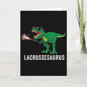 Grappige T Rex Lacrosse Dinosaur Lax Jongens Lacro Kaart