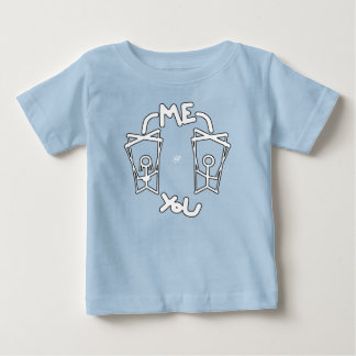Grappige T-shirt over de dynamiek tussen kinderen