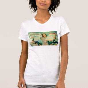 grappige t-shirt van 1950 van de wasserij