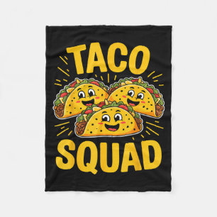 Grappige taco-club schattige Mexicaanse eter cinco Fleece Deken