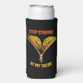 Grappige taco liefhebber stop met staren (Seltzer Voorkant)