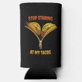 Grappige taco liefhebber stop met staren (Achterkant)