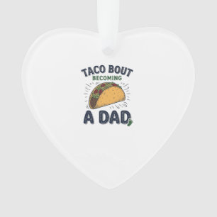 Grappige Taco Over Worden Vader Zwangerschapsaanko Ornament