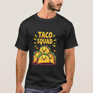 Grappige Taco Squad Cinco de Mayo Mexicaans Eten F T-shirt