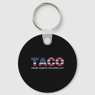 Grappige Taco Trump Piept Altijd 2 Sleutelhanger