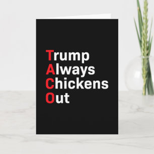 Grappige Taco Trump Piept Altijd Uit Kaart
