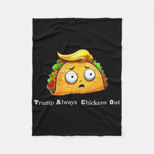 Grappige Taco Trump Piept Altijd Uit Schattig Late Fleece Deken