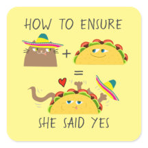 Grappige Taco