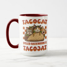 Grappige Tacocat Palindroom Retro Cinco De Mayo