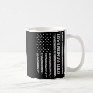 Grappige Taekwondo Vader Amerika Vlag Patriot - Vi Koffiemok