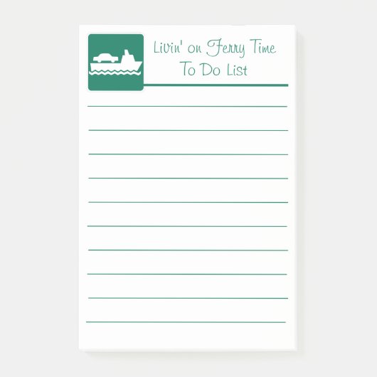 Grappige takenherinneringslijst post-it® notes (Voorkant)