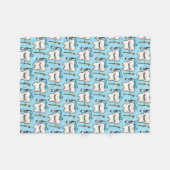 grappige tand-cartoon fleece deken (Voorkant (Horizontaal))