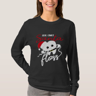 Grappige tandarts cadeau tandheelkundige hier komt t-shirt