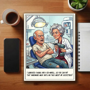 Grappige Tandarts Cartoon Briefkaart
