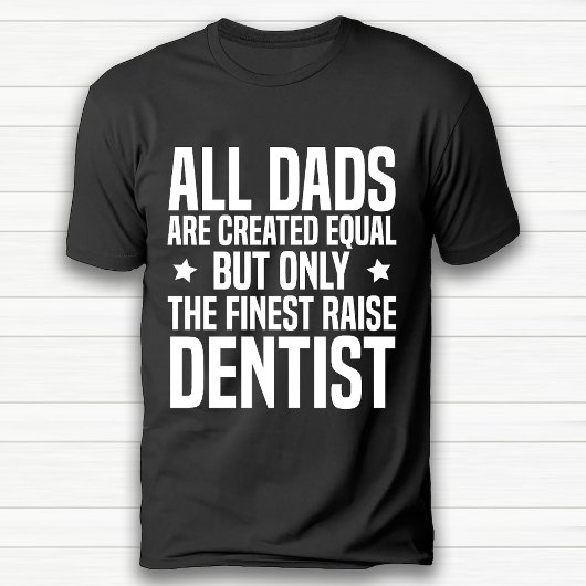 Grappige Tandarts Pap of Opa Gelukkige Verjaardag  T-shirt