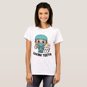 GRAPPIGE TANDARTS TRUI :TANDEN REDDEN T-SHIRT