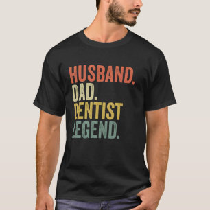 Grappige tandarts vader echtgenoot vader tandarts t-shirt