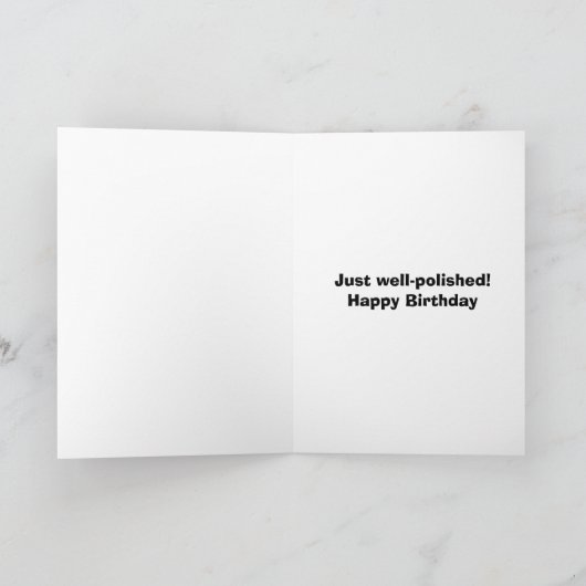 Grappige tandarts verjaardag kaart (Binnen)