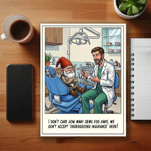 Grappige Tandartspraktijk Cartoon Briefkaart