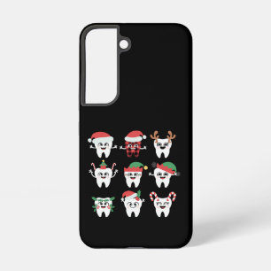 Grappige Tandheelkundige Kerst Tanden Schattige Ke Samsung Galaxy Hoesje
