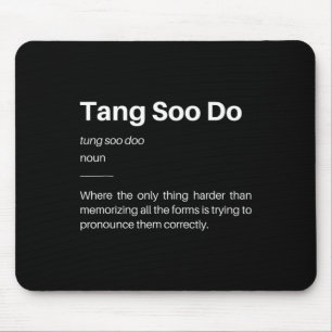 Grappige Tang Soo Do Definitie Martial Arts Karate Muismat