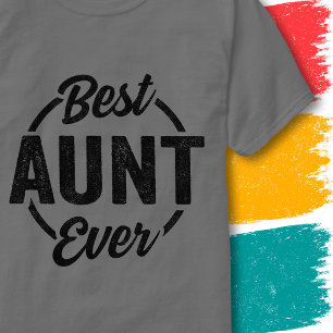 Grappige tante retro vintage citaat beste tante oo t-shirt