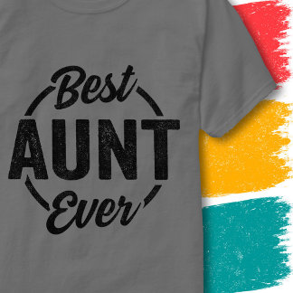 Grappige tante retro vintage citaat beste tante oo t-shirt