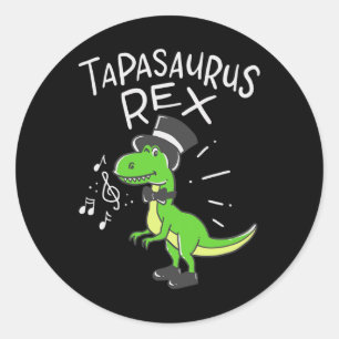 Grappige Tapdans Cadeaus Voor Tapdansers Dansende Ronde Sticker